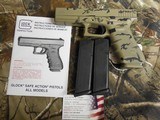 GLOCK
G-22
GEN.-4,
CUSTOM
CAMO,
ALMOST
NEW, ( SEE PIC. )
3 - 15
ROUND
MAGAZINES,
NIGHT
SIGHTS,
GLOCK
CASE & MANUAL,
GREAT
GLOCK - 6 of 21