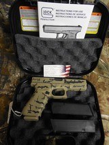 GLOCK
G-22
GEN.-4,
CUSTOM
CAMO,
ALMOST
NEW, ( SEE PIC. )
3 - 15
ROUND
MAGAZINES,
NIGHT
SIGHTS,
GLOCK
CASE & MANUAL,
GREAT
GLOCK - 1 of 21