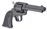 RUGER
2002
Wrangler
Revolver
Single
22 LR ., 4.62"
BARREL,
6 ROUND
Black Synthetic Grip Black Cerakote,
Black Ramp Front / Integral R - 3 of 10