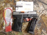 TAURUSG2C40S&WBI-TONEMATTEBLACKS / S,2 - 10 + 1 ROUNDMAGAZINES,3-DOT ADJUSTABLESIGHT,FACTORYNEWINBOX. - 3 of 24