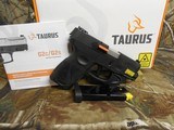 Taurus
1G2S931VL G2S, with
Viridian
Laser,
9-MM.
3.25" BARREL.
7+1 ROUND
MAGAZINE,
Black
Polymer
Grip
Black
Frame Black Carbon Steel - 10 of 21