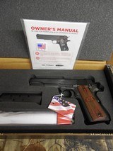 AUTO
ORDNANCE, 1911-A1 Gi ARMY, 45 ACP SINGLE
ACTION,
5" BARREL, 7+1 ROUND
MAGAZINE,
Wood
Grip
U.S.
Black
MATTE FINISH, ,
FACTOR NEW IN - 1 of 24