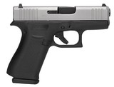 GLOCK
G-43X,
9-MM,
2- 10 + 1
ROUND
MAGAZINES,
SILVER
SLIDE,
BLACK
FRAME,
WHITE
SIGHTS,
FACTORY
NEW
IN
BOX .. - 16 of 25