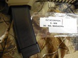 CZ Scorpion
EVO 3 S1, #91352
Pistol
Semi -Automatic
9-MM
Luger
7.7"
BARREL, 20+1 RD. MAGAZINE Polymer, BLACK OR
Flat Dark Earth, NEW - 13 of 23