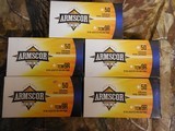 ARMSCOR,
22TCM9R
AMMO,
39 GR, J.H.P. 500 ROUND BOX,
BRASS
CASES,
(NOT THE SAME AS 22TCM)
2,000 F.P.S.
ALL NEW IN BOX - 9 of 22