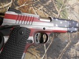 Citadel
M-1911,
with
Ammo
Can,
45
A.C.P. Single
Action,
5"
Barrel,
2 - 8+1
Round
Mags,
Black G10 Grip,
American Flag Cerakote Slid - 10 of 20