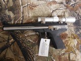 Excel Arms
Accelerator Pistol, MP-22,
22 Winchester Magnum Rimfire (WMR),
8.5" BARREL, TWO
9+1 Blk Polymer Grip,
S/S BARREL & SLIDE, - 3 of 25