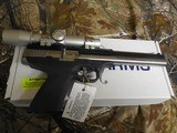 Excel Arms
Accelerator Pistol, MP-22,
22 Winchester Magnum Rimfire (WMR),
8.5" BARREL, TWO
9+1 Blk Polymer Grip,
S/S BARREL & SLIDE, - 14 of 25