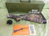 Henry H002C U.S. Survival AR-7 Semi-Automatic 22 LR 16.5" TWO
8+1 Fixed Stock Steel Receiver with overall TrueTimber Kanati Finish,
NEW IN BOX - 2 of 24