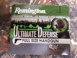 REMINGTON, AmmunitionUltimateDefense9-MMLuger147 Grain,BrassJacketHollowPoint(BJHP)20 ROUNDS PER BOX. - 2 of 14