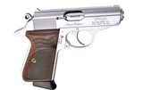 WALTHERPPK/SSTAINLESS,.380ACPFIRSTEDITION2 - 7+1MAGAZINES,WOODGRIPS,3.3"BARREL,SIGHTS FIXED,FACTORYNEWINBOX - 1 of 9