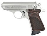 WALTHERPPK/SSTAINLESS,.380ACPFIRSTEDITION2 - 7+1MAGAZINES,WOODGRIPS,3.3"BARREL,SIGHTS FIXED,FACTORYNEWINBOX - 3 of 9