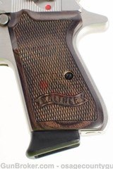 WALTHERPPK/SSTAINLESS,.380ACPFIRSTEDITION2 - 7+1MAGAZINES,WOODGRIPS,3.3"BARREL,SIGHTS FIXED,FACTORYNEWINBOX - 2 of 9