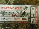 Winchester
350
LEGEND
AMMO,
X350DS,
Deer
Season
XP
350
Legend
150 GR, Extreme
Point
20
ROUND
BOXES. - 4 of 13