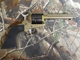Ruger
2004
Wrangler
Revolver,
22 LR.
4.62" BARREL,
6
Round
Black
Checkered
Grip,
Burnt
Bronze
Cerakote, FACTORY
NEW
NI
BOX.. - 5 of 21