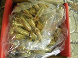 AGUILA
AMMO
9-MM
LUGER
115 GR.
F.M.J. -ROUND NOSE
300 ROUND - PACK,
BRASS
SHELLS, - 7 of 14