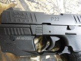 WALTHER
P22Q,
22-L.R.,
WITH
LASER,
2- 10 ROUND
MAGAZINES,
SINGLE / DOUBLE,
3.4"
BARREL, Interchangeable
Backstrap
Grip,
FACTORY NEW I - 7 of 20