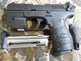 WALTHER
P22Q,
22-L.R.,
WITH
LASER,
2- 10 ROUND
MAGAZINES,
SINGLE / DOUBLE,
3.4"
BARREL, Interchangeable
Backstrap
Grip,
FACTORY NEW I - 6 of 20
