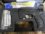 WALTHER
P22Q,
22-L.R.,
WITH
LASER,
2- 10 ROUND
MAGAZINES,
SINGLE / DOUBLE,
3.4"
BARREL, Interchangeable
Backstrap
Grip,
FACTORY NEW I - 2 of 20