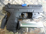 WALTHER
P22Q,
22-L.R.,
WITH
LASER,
2- 10 ROUND
MAGAZINES,
SINGLE / DOUBLE,
3.4"
BARREL, Interchangeable
Backstrap
Grip,
FACTORY NEW I - 5 of 20