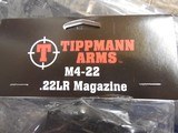 TIPPMANN
22- L.R.
10
ROUND
MAGAZINES
FOR
THE
TIPPMANN
AR-15
M-4
IN
22 LONG
RIFLE
OK
N.Y., CA,
AND OTHER
10
ROUND
STATES. - 4 of 16