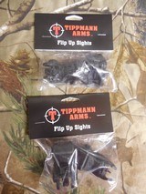 POP-UP
SIGHTS,
AR-15,
TIPPMANN,
FRONT
&
REAR,
SPRING
LOADED
DESIGN,
FITS
PICATINNY
RAILS,
BLACK,
FACTORY
NEW
IN
BOX - 1 of 15