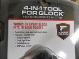 GLOCK,
4-IN-1
TOOL
FOR
GLOCKS,
PUSH
BUTTON
ARMORER'S MULTI TOOL WORKS
ON
ALL
GLOCKS
FACTORY
NEW
IN
BOX - 3 of 14