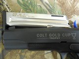 COLT
1911
GOLD
CUP
22- L.R.
12
ROUND
MAGAZINE,
STAINLESS
STEEL,
FACTORY
NEW
IN
BOX. - 10 of 16
