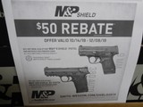 S&W, M&P 9 Everyday Carry Kit &
$50.00 REBATE,
2.0 9mm Luger 3.10" 7+1/8+1 Black Armornite Stainless Steel Black Polymer/Crimson Trace Laser Gr - 4 of 26