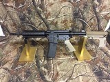 Palmetto State Armory M4 Stle AR-15 Pistol FDE with MFT Battlelink Stock, 30 Round Mag and Quadrail Installed - 1 of 2