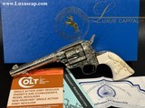 John Adams Jr. Master Engraved Colt Single Action Army 3rd Gen - 1 of 15