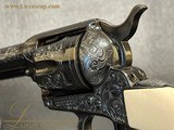 D.W. Harris Master Engraved “Ghost Rider” Colt Second Gen SAA - 4 of 15