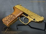 Walther Mod. P5 Compact Factory Engraved & Gold Plated - 4 of 14