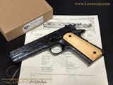 John Adams Jr. Master Engraved Colt Government Model