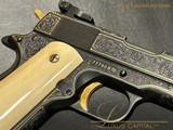 Engraved and Gold Inlaid Colt Government Model MKIV Series 70 - 3 of 15