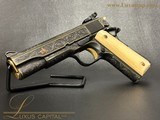 Engraved and Gold Inlaid Colt Government Model MKIV Series 70 - 4 of 15