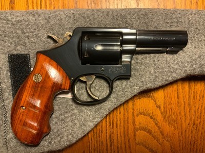 Smith & Wesson Model 13, 3 inch barrel, round butt, lightly used
