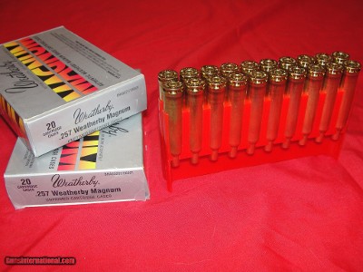 WEATHERBY 257 WHBY BRASS