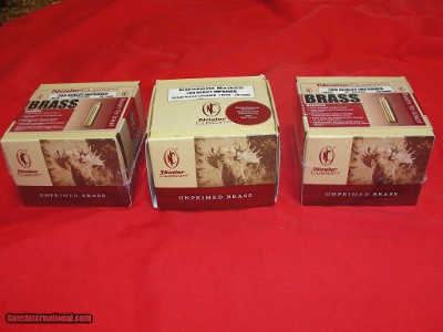 NOSLER 280 ACKLEY IMPREOVED unprimed custom brass