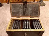 Rare WWII WW2 Nazi Breda M37 Machine Gun Ammo Box w/12 Feed Trays - 3 of 10