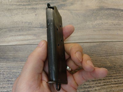 Early Colt 1911 Exposed Base Two-Tone 45 ACP Magazine - Image 9 of 15