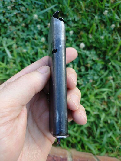 Early Colt 1911 Exposed Base Two-Tone 45 ACP Magazine - Image 11 of 15
