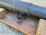 English Antique Iron Ships Cannon, - 9 of 14
