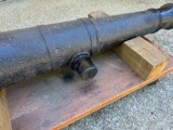 English Antique Iron Ships Cannon, - 4 of 14
