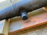 English Antique Iron Ships Cannon, - 6 of 14