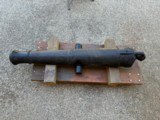 English Antique Iron Ships Cannon, - 5 of 14