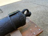 English Antique Iron Ships Cannon, - 8 of 14