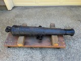 English Antique Iron Ships Cannon, - 10 of 14
