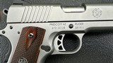 Ruger SR1911 Commander, STAINLESS, 45 ACP, two-tone with blued controls, beautiful wood grips, with 3 magazines (2 extended capacity). PRICED TO SELL! - 14 of 14