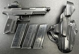 Ruger 5.7 Pistol in 5.7 x 28, Red-Dot installed, with three (3) 20 round Magazines and a new DeSantis leather scabbard holster. PRICED TO SELL! - 1 of 20